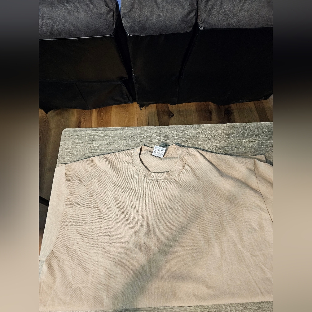Tan Short Sleeve T-Shirt - Picture 7 of 9